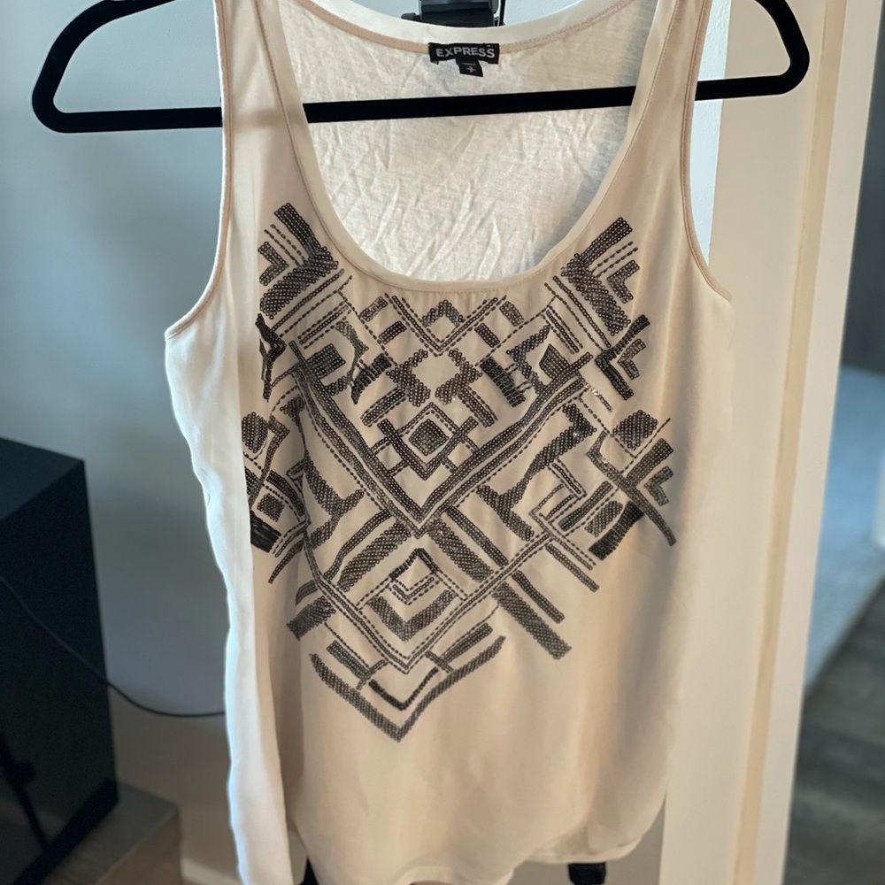 Express glitzy top